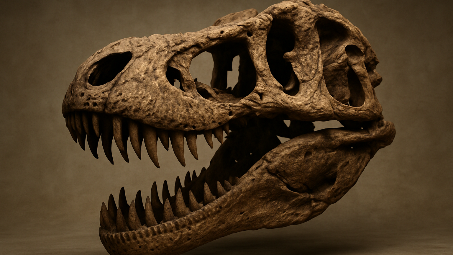 A t rex skull
